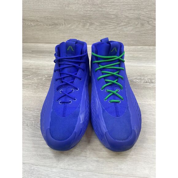 Adidas Anthony Edwards 1 Men's Sneaker Basketball Fabric 10 Blue Athletic Shoes - Picture 2 of 11
